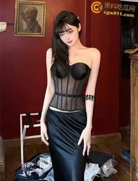 上海高颜值御姐【赵琳娜】，为旅行竟卖身援交，跟金主玩3P调教，黑丝美乳跪地口交，被各种姿势打桩爆操 ！  第2张