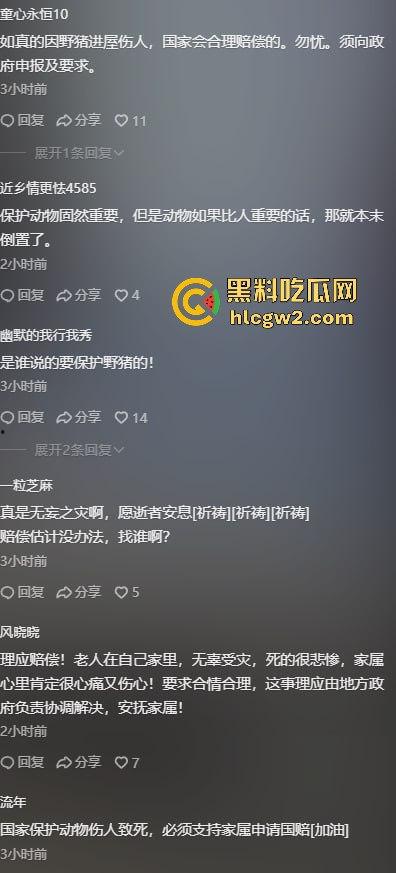 陕西安康野猪闯入民宅撕咬老人致死,老人被反复顶撞撕咬惨不忍睹,野猪仍在追捕中! 第5张 陕西安康野猪闯入民宅撕咬老人致死,老人被反复顶撞撕咬惨不忍睹,野猪仍在追捕中! 第5张