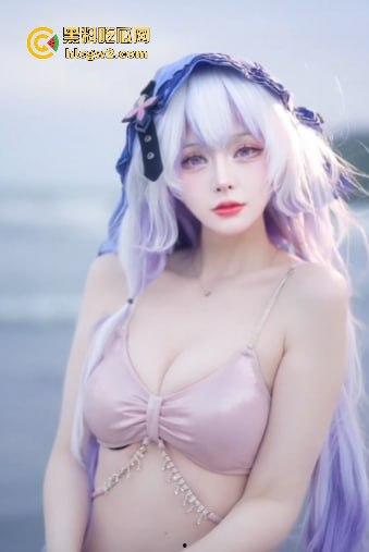 B站主播『图图堡』海边真空写真爆出，美鲍都快从比基尼里蹦出来，有没有鉴鲍大师给个评价，这品相算极品吗？  第15张