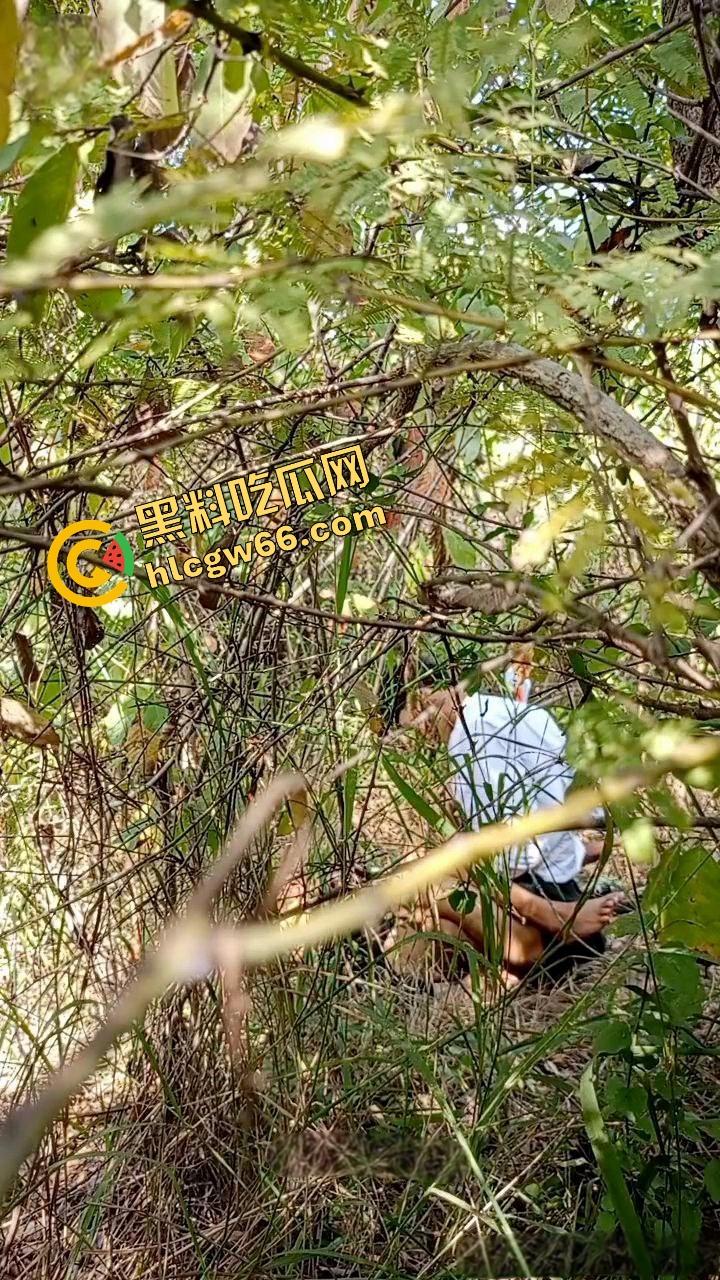 夏天的第一炮，小情侣树林野战开操果园大哥路过拍下全程，屁股抬得比桃子高，万物复苏逼也骚！  第9张