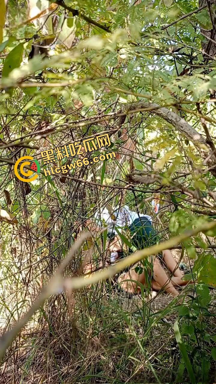 夏天的第一炮，小情侣树林野战开操果园大哥路过拍下全程，屁股抬得比桃子高，万物复苏逼也骚！  第10张