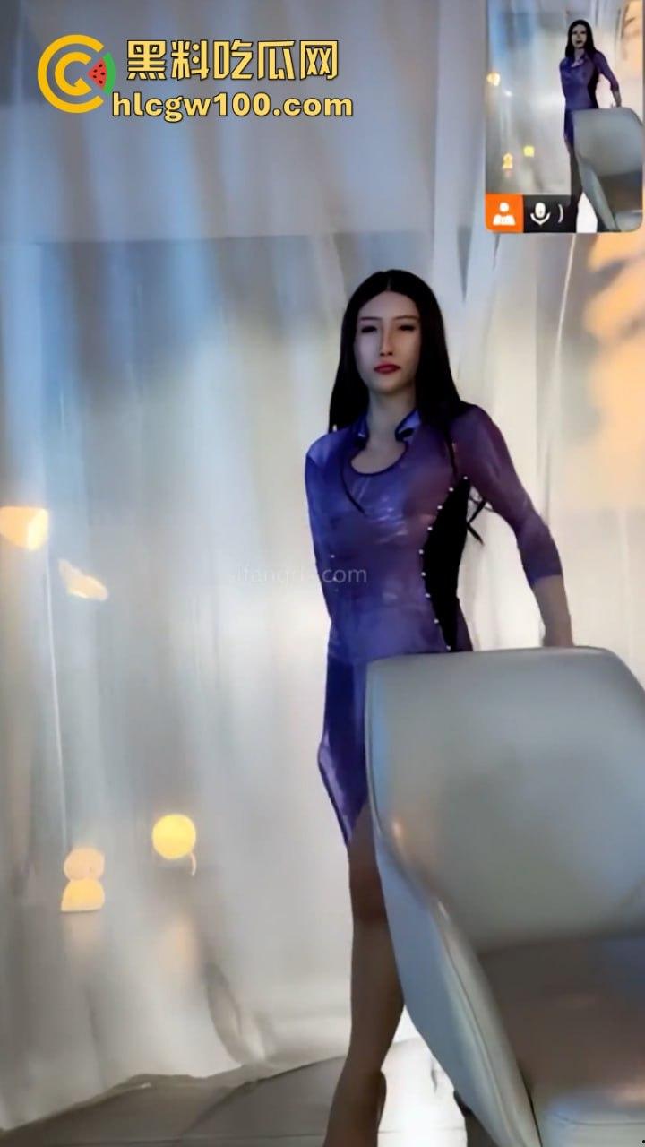 虎牙颜值主播【冯可桔】会议一对一视频泄密 妖娆大长腿身材在镜头前一字马爆菊！合集流出  第6张