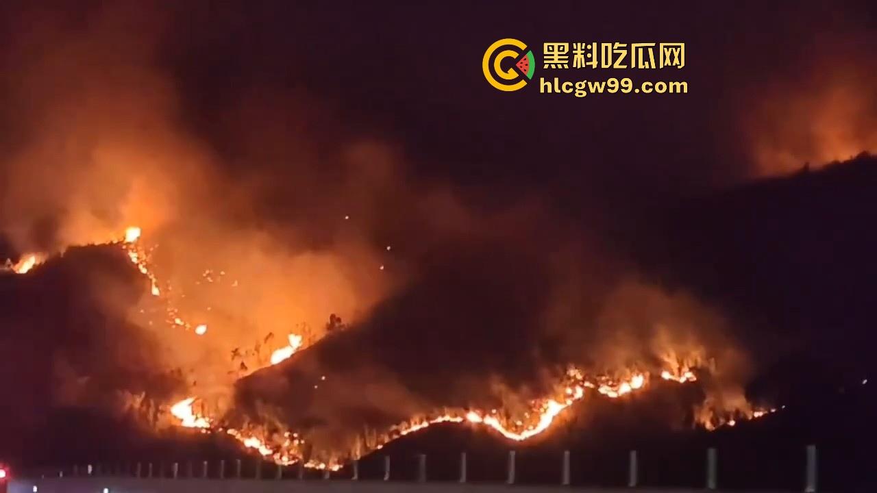 山火频发！肇庆四会下帅出中州方向突发森林火灾，火势蔓延极快，现场堪称恐怖炼狱。  第3张