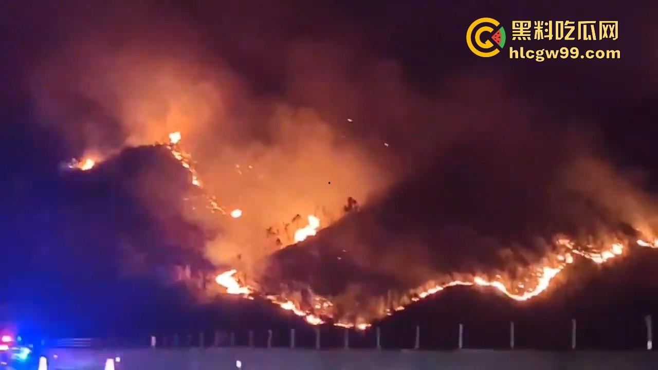 山火频发！肇庆四会下帅出中州方向突发森林火灾，火势蔓延极快，现场堪称恐怖炼狱。  第4张