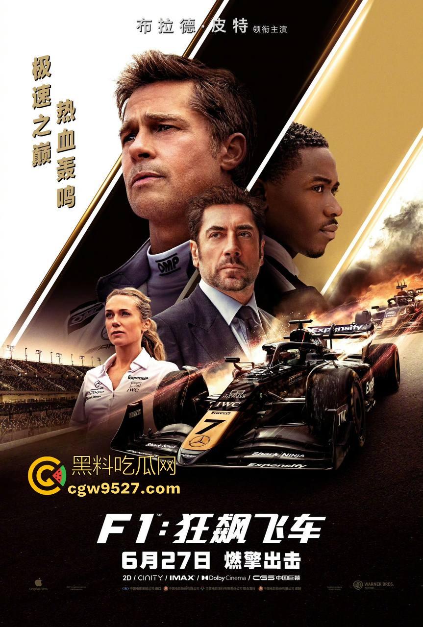 好莱坞最新大片！【F1:狂飙飞车】最新来袭，一部最近热度很高的赛车电影，布拉德皮特主演，很值得一看！  第1张
