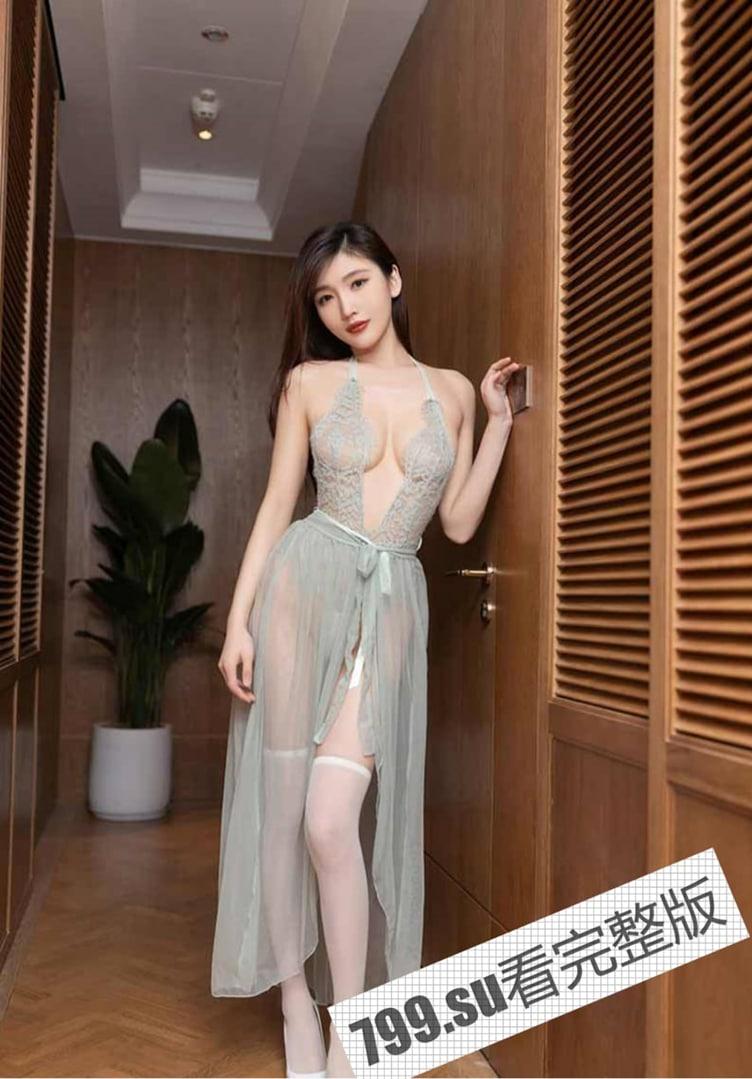 超人气网红女神 陆萱萱 高价私拍 轻透薄纱连衣美乳丰臀极品欠操  第4张