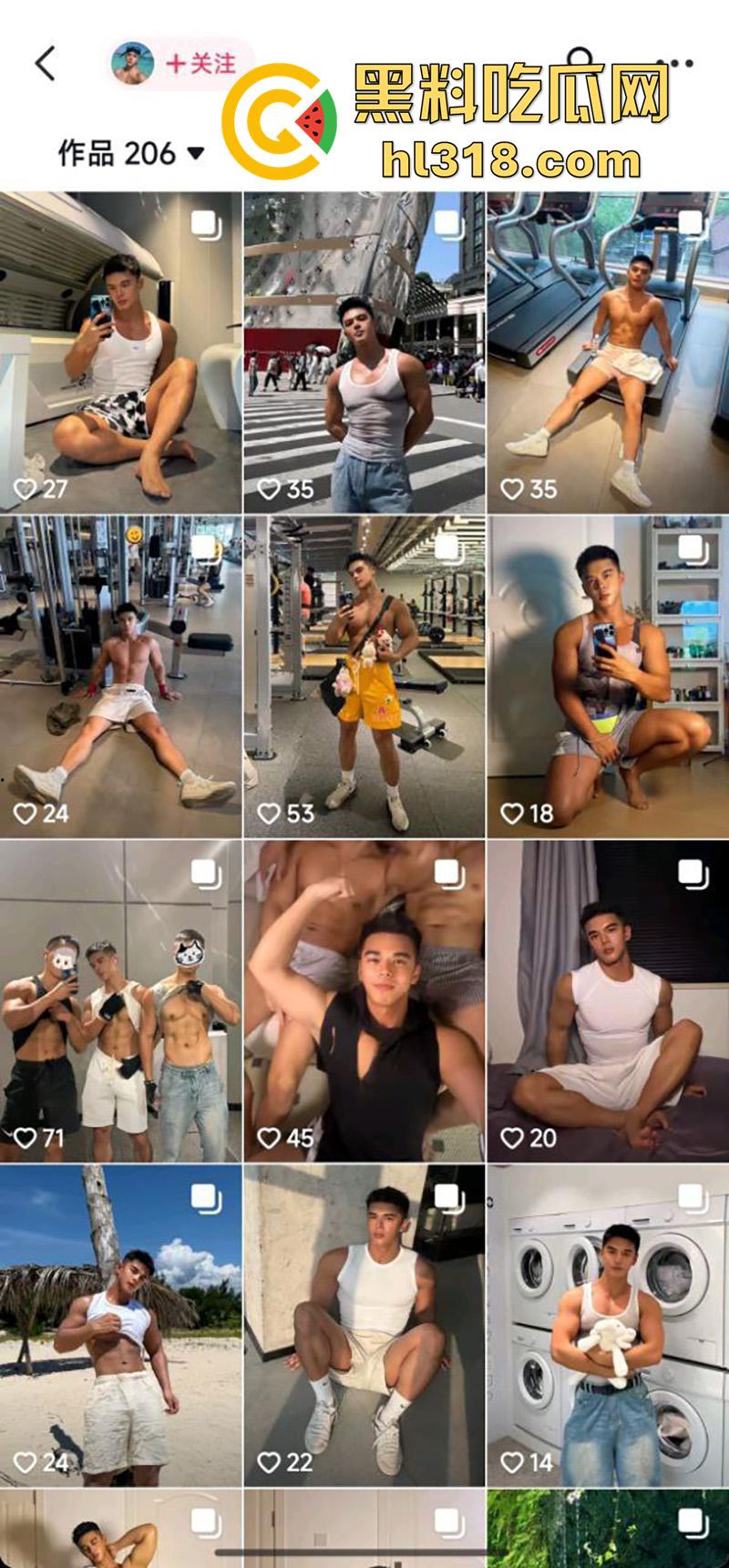 上海网红肌肉男【懿杰】，私下竟是变态男同，推特公然卖屁眼，大胸肉臀还收门槛，看来做鸡钱很好赚啊！  第3张