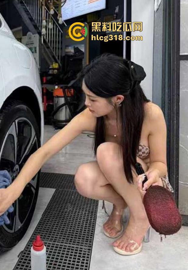 朋友洗车店推出美女比基尼洗车，去光顾一下把车洗了，随便把洗车模特拐回家把我小弟也洗一下。  第8张