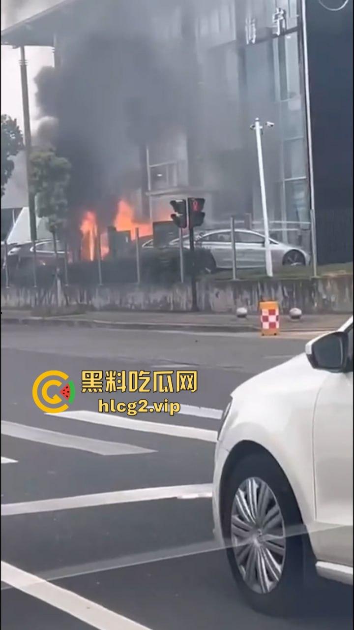 愿三叉照耀你的事业与前程又又又着了？奔驰4S店再曝新能源车自燃事件！  第5张