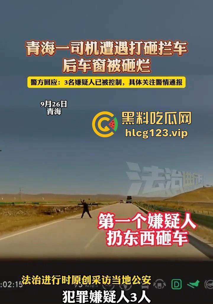 青海打砸拦车事件！警察及时出警，穷山僻壤的刁民居然还敢收过路费？  第7张