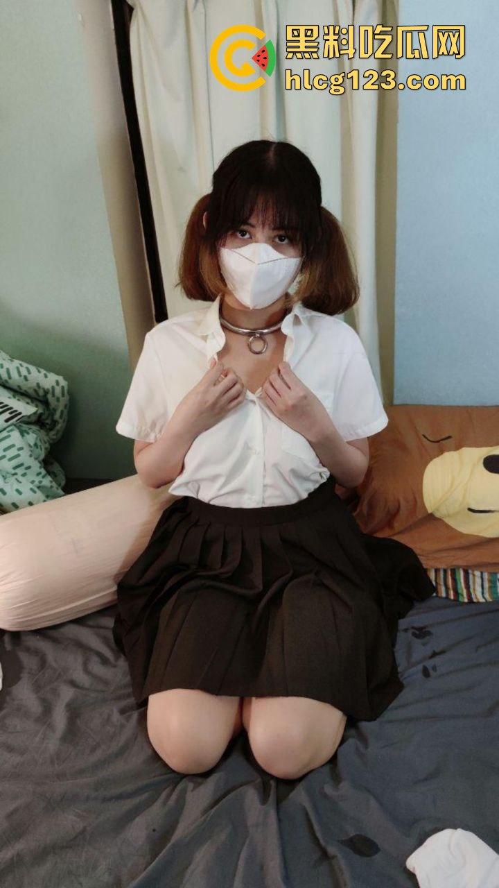 清纯乖乖女变身蒙眼小母狗！后入啪啪调教让人爽翻天，菊花都快玩烂了！  第8张