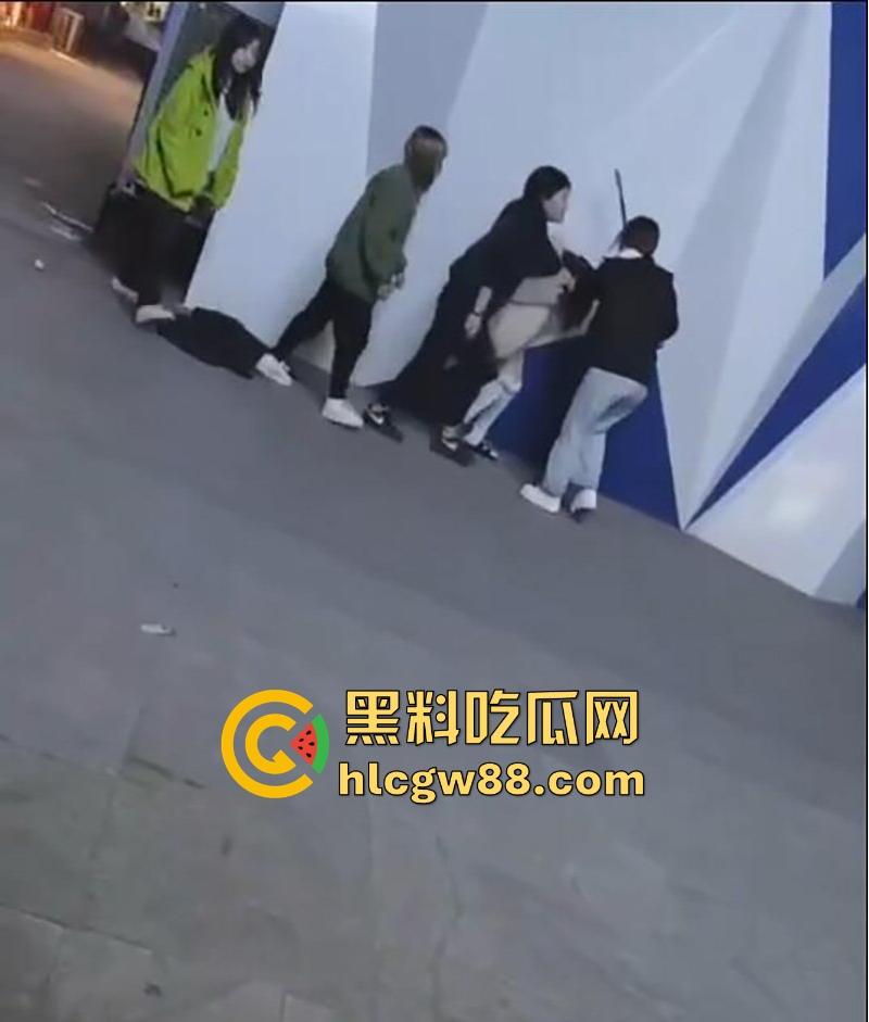 东北精神小妹之间的战斗 一群少女围殴两名姐妹 拽着头发暴打 看呆同行小伙 太狠了!  第7张