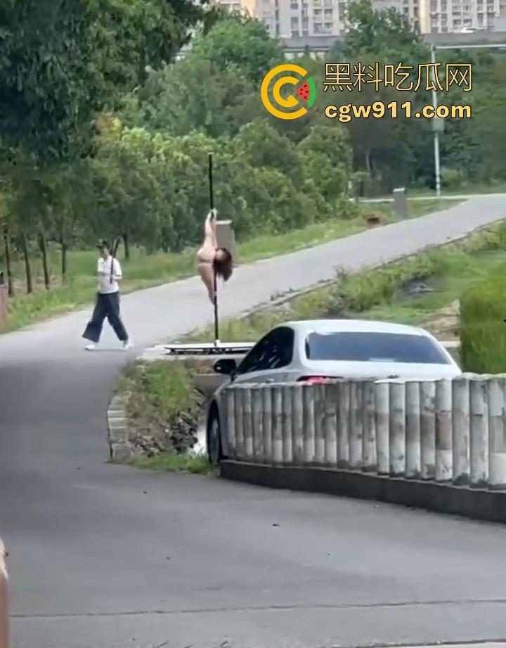 午休散步偶遇钢管舞主播户外直播,利用户外灯柱上演诱人舞蹈,全网重金求这主播信息,这身材直接爱了! 第5张 午休散步偶遇钢管舞主播户外直播,利用户外灯柱上演诱人舞蹈,全网重金求这主播信息,这身材直接爱了! 第5张