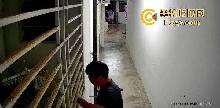 马来西亚槟岛华裔男清晨偷嗅邻居胸罩还自慰！猥亵全过程被监控拍下！  第7张