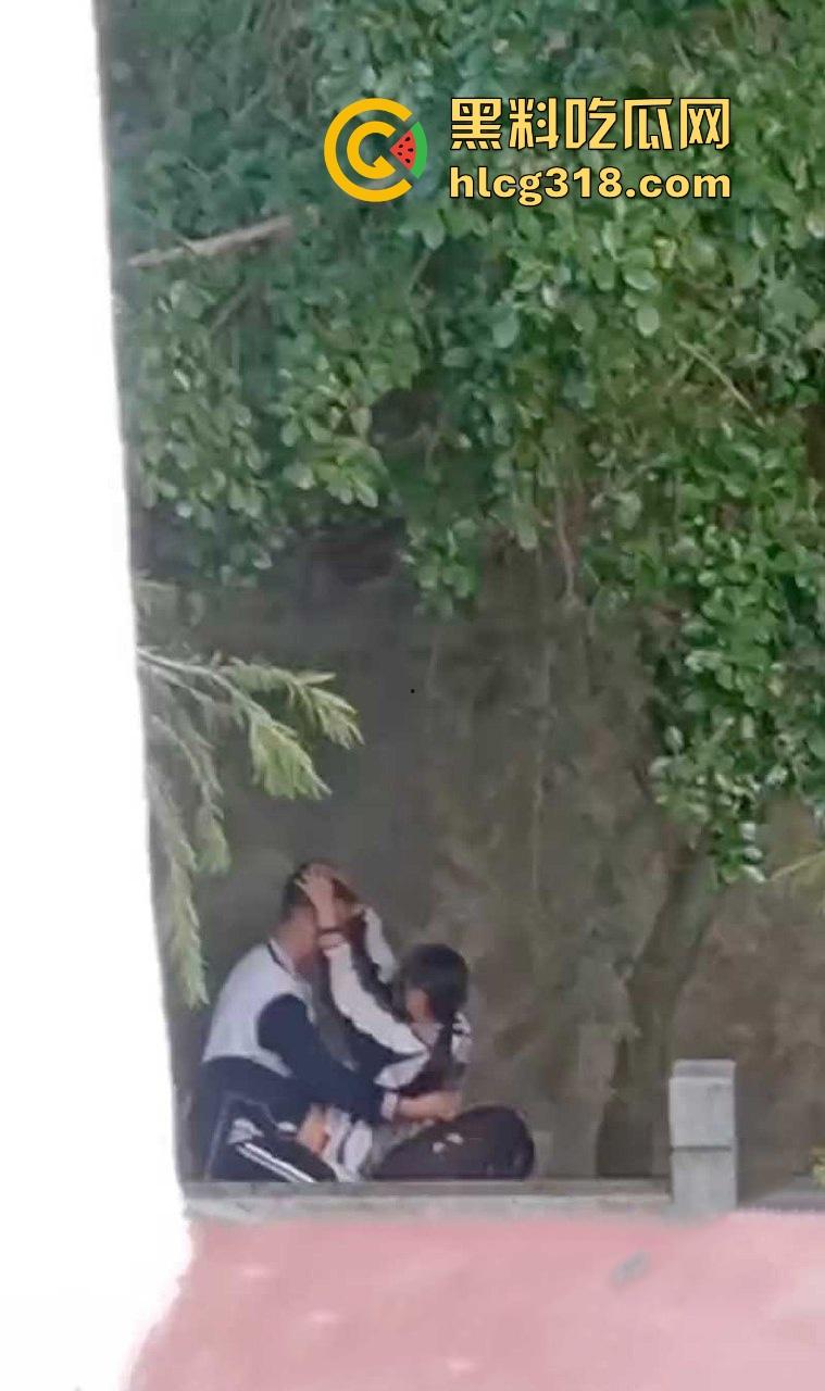 高中校园角落学生情侣激情野战被偷拍 ！她校服半敞 奶子白嫩 小美女上位骑乘表情淫荡享受！  第1张