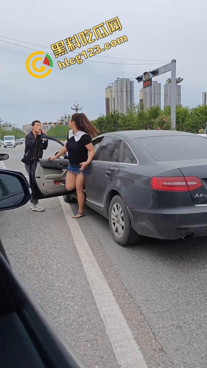 斑马线前路怒症爆发，男女大打出手，打架场面竟如游泳比赛般精彩！  第9张