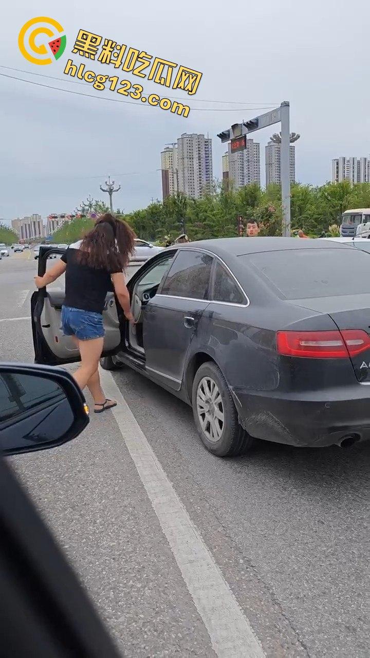 斑马线前路怒症爆发，男女大打出手，打架场面竟如游泳比赛般精彩！  第11张