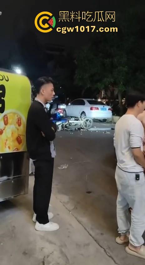 鬼火少年深夜惨遭横祸！深夜凌晨被醉酒司机撞了个倒头就睡，人都飞起来了，车的零件都着火了，极其惨烈！  第8张