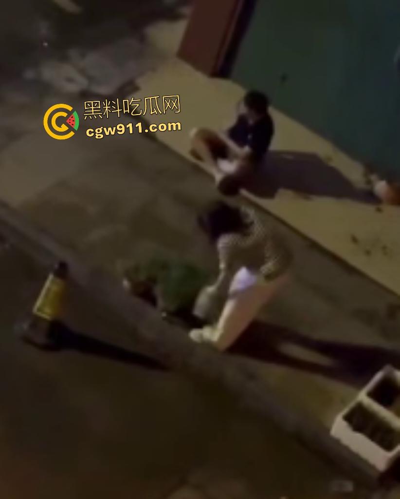 广西南宁情侣夜晚扰民，女友疯魔石头砸豪车，男友坐地被一脚踢喉管倒地，女友还补刀狂踹，不踢死不罢休！  第5张