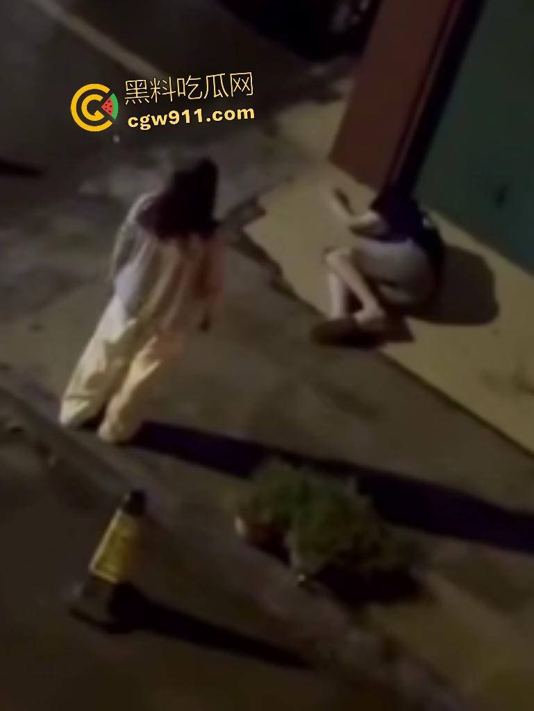 广西南宁情侣夜晚扰民，女友疯魔石头砸豪车，男友坐地被一脚踢喉管倒地，女友还补刀狂踹，不踢死不罢休！  第7张