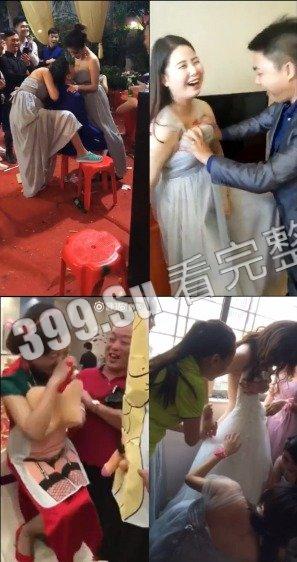 婚闹篇 低俗闹洞房  瓜友们觉得这是传统还是陋习呢？ 第6张