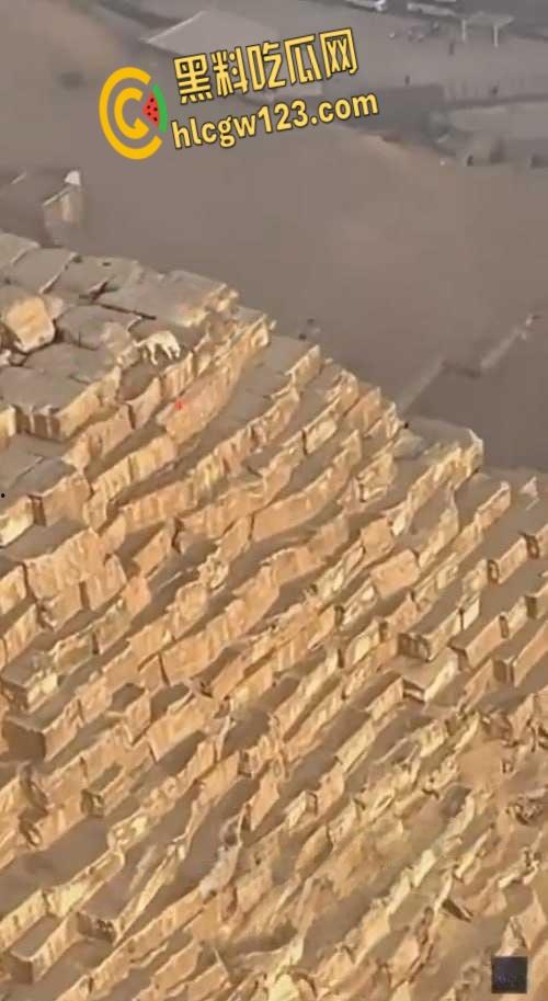 狗狗硬爬126米金字塔顶，狂吠耍帅当“法老”，稳稳下塔震惊全球！  第7张