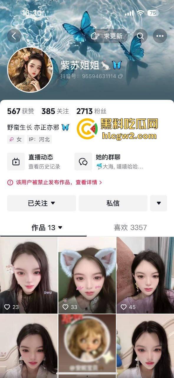 河北骚少妇【紫苏姐姐】抖音翻车  给大哥自拍的骚视频外泄 画面辣眼睛骚劲十足！ 第1张