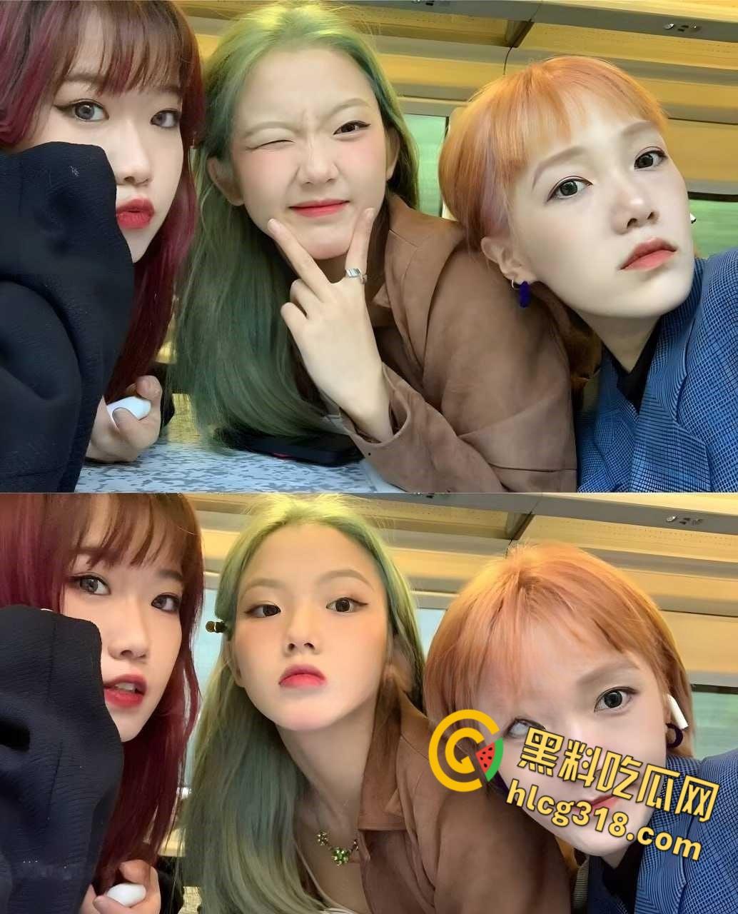 浙江外国语学院【张钰娇】，清纯反差绿发妹，高铁千里送炮，口活一流嫩穴随便内射！  第3张