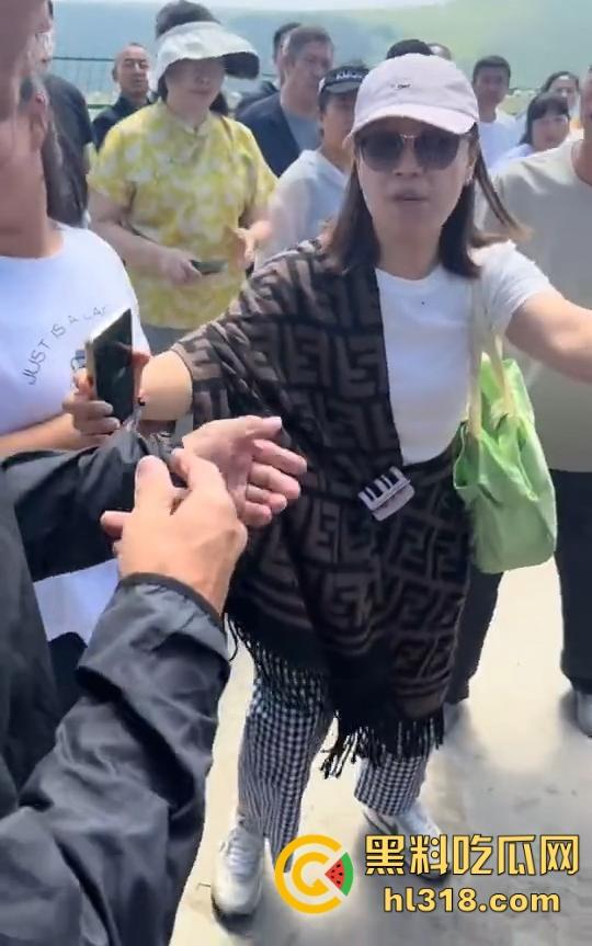 荷叶坪旅游区，怒遇车霸一台车堵了几百台车，手里拿着改锥当武器叫嚣，真是恶人多搞事呗！  第2张