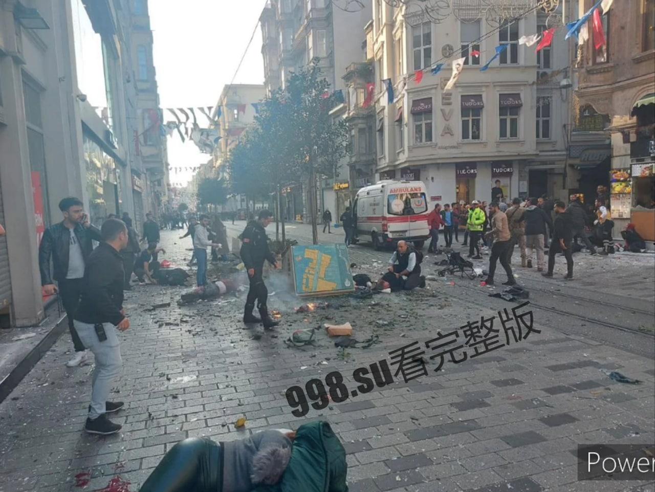 土耳其 伊斯坦布尔 炸弹 袭击 现场尸横遍野  第1张