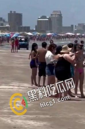 美国德克萨斯州南帕德里岛海滩，多人被鲨鱼咬伤。两男两女遭到鲨鱼袭击。政府已派出直升机将其驱赶。  第1张