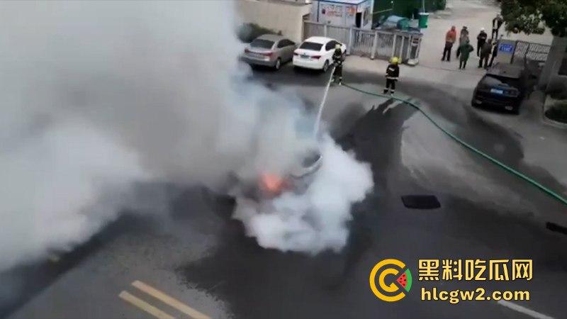 温州龙港时代大道一比亚迪突发自燃 短短几分钟烧没了 现场烧车视频曝光  第2张