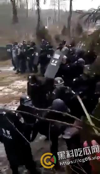 网传河南宁陵清华园学生死亡事件后续 抗议村民遭装甲车进村清算  第4张