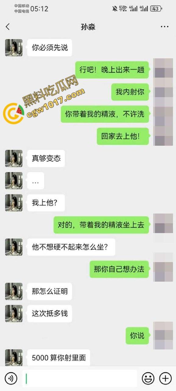 新婚人妻【孙淼】被老公兄弟PUA操控，标价卖身抵债，口爆内射各种羞辱，聊天截图与淫片被曝，震惊全网！  第21张