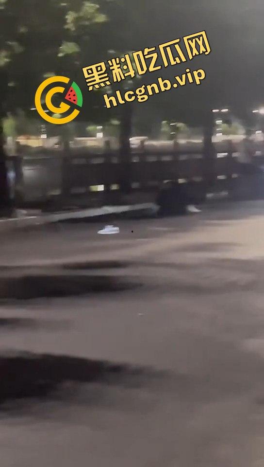 广西两精神小伙为爱街头打架，鞋子都飞了！旁边还有人敲锣打鼓助威！  第2张