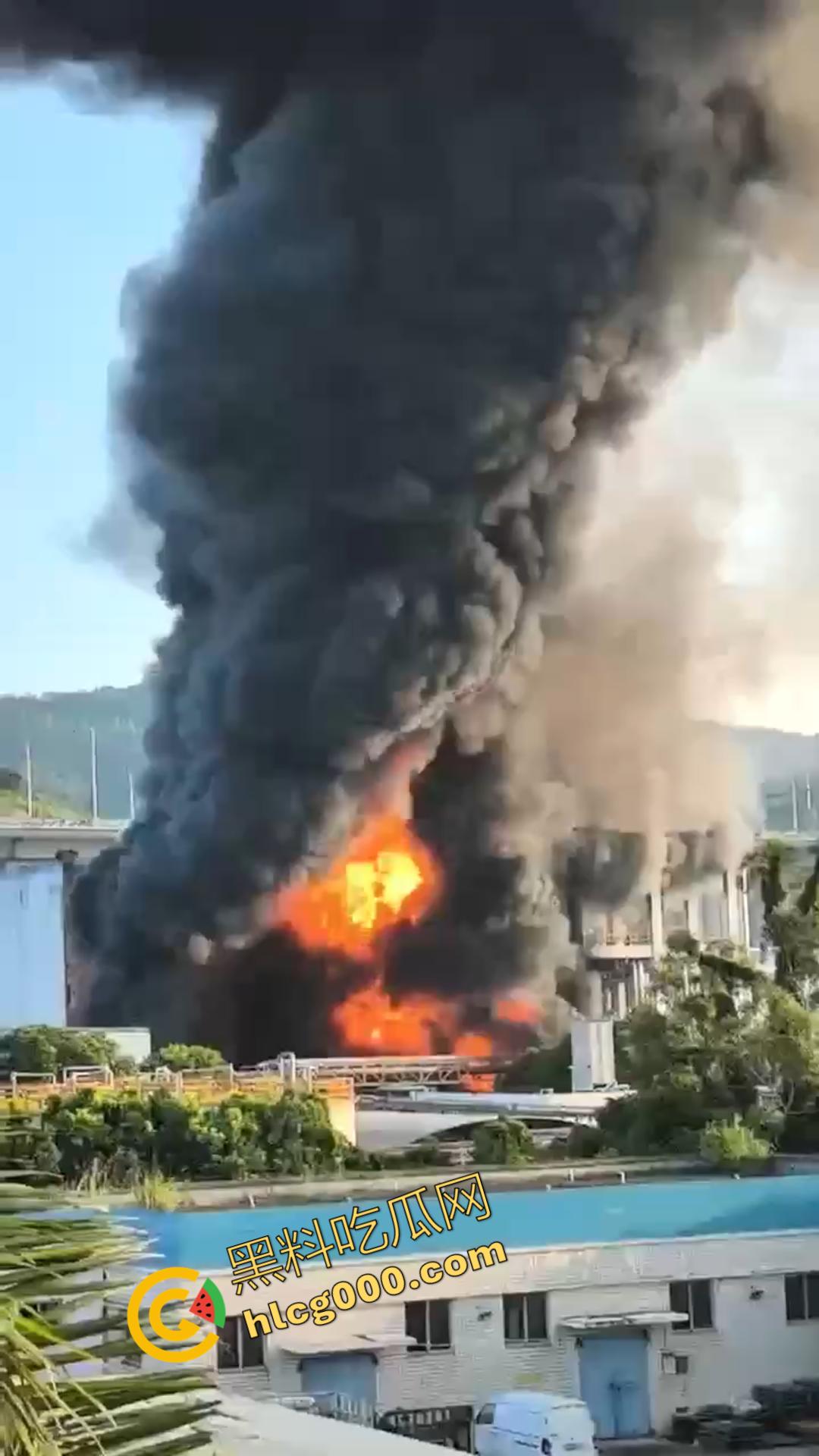 厦门海沧区发生重大火灾！从白天烧到晚上，画面震憾堪比导弹爆炸，蘑菇云不断冒出，惹得人心惶惶  第1张
