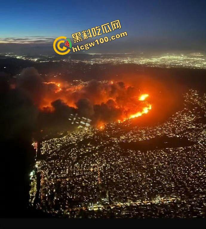 大规模火灾！美国加州山火肆虐，洛杉矶等多地区大火，富人区豪宅化为灰烬！直击火灾现场！  第2张