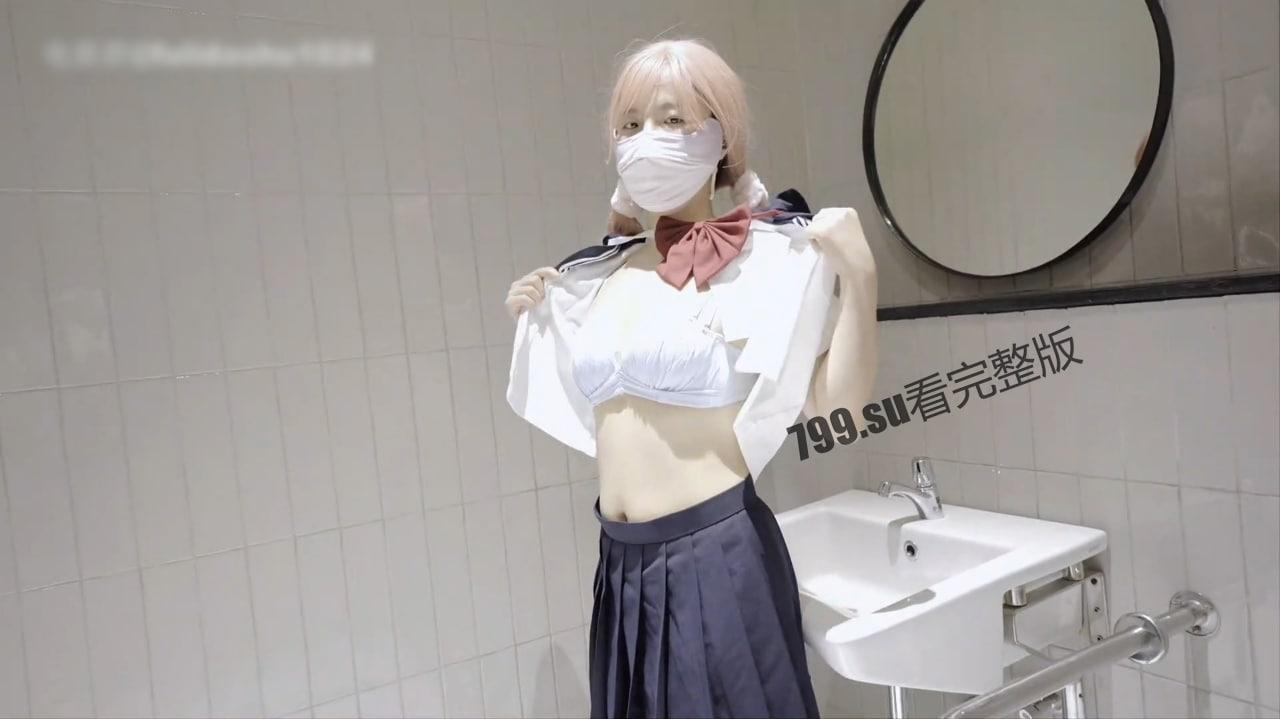 P 站 UP 主 樱花小猫 福利视频 多场景制服内射中出  第4张