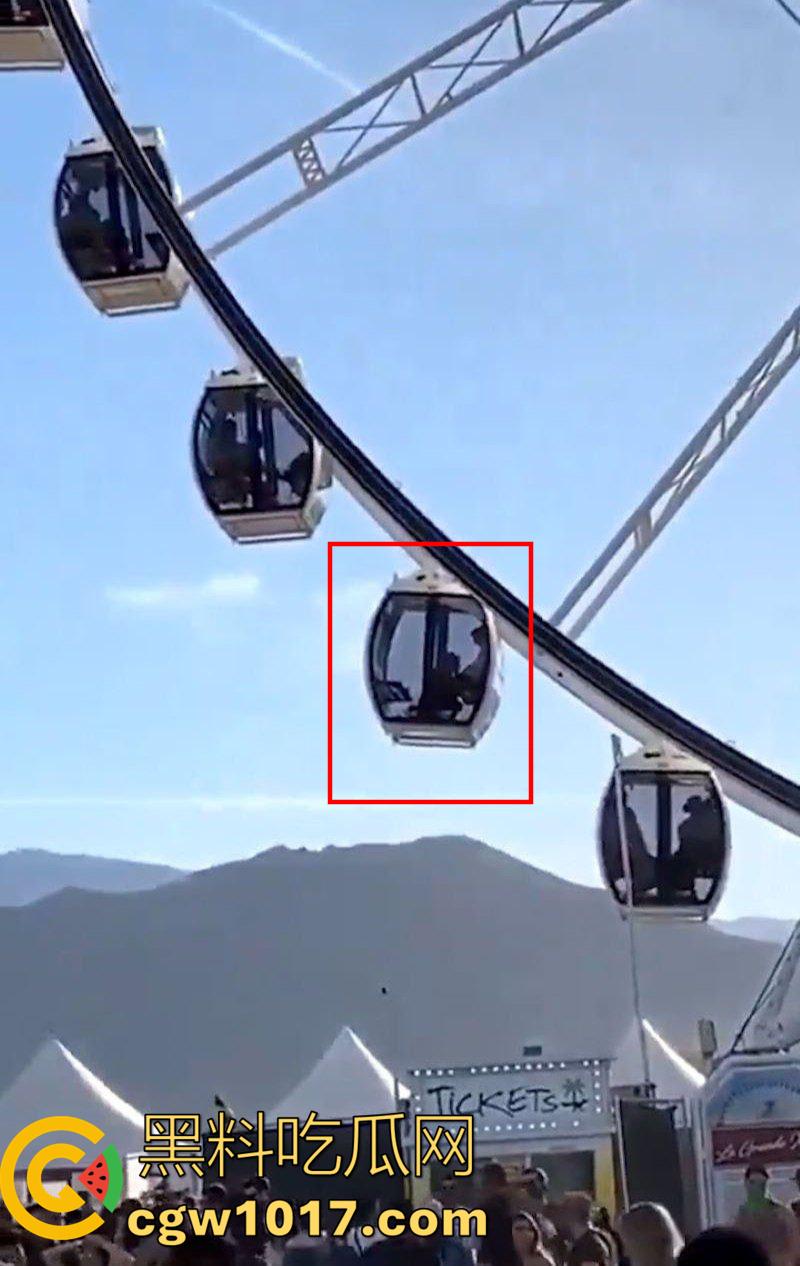 摩天轮刚启动就开吃！饥渴洋妞当众跪舔弟弟 舱内上演活春宫 生怕别人看不到 太敢玩了！  第3张