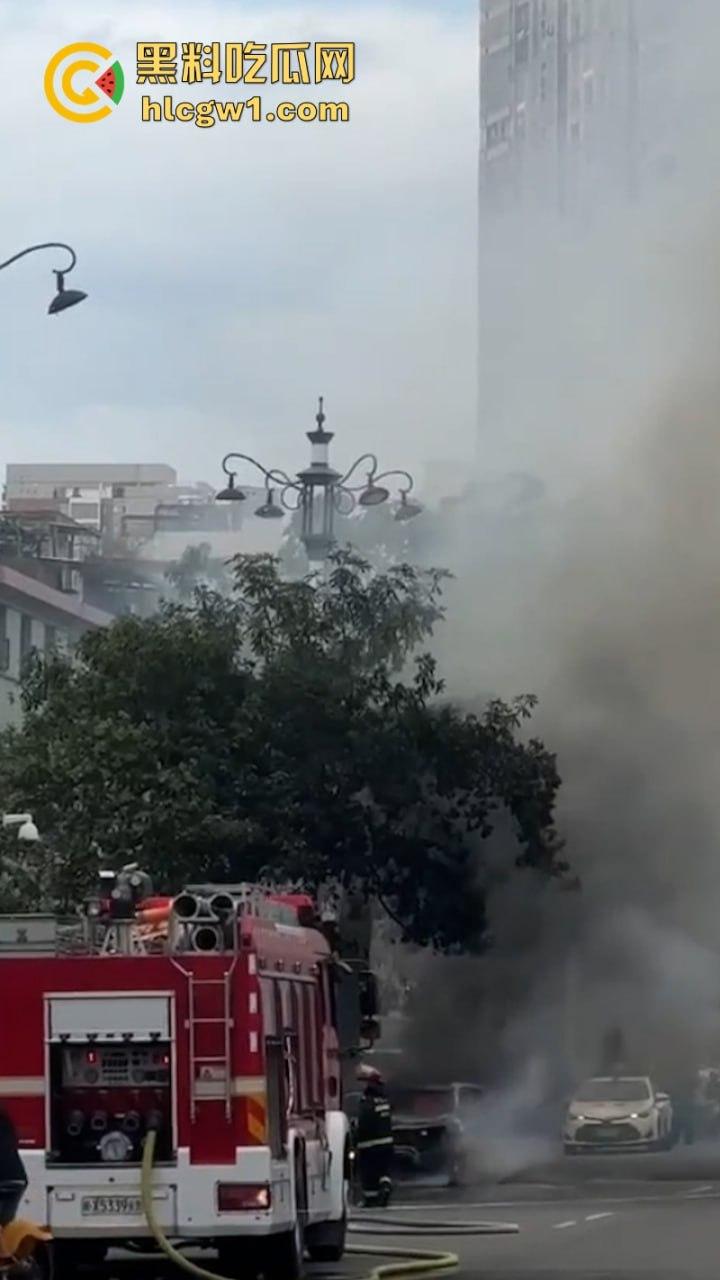 福建莆田一suv路边自燃 几分钟烧成空壳 现场实拍视频曝光  第5张