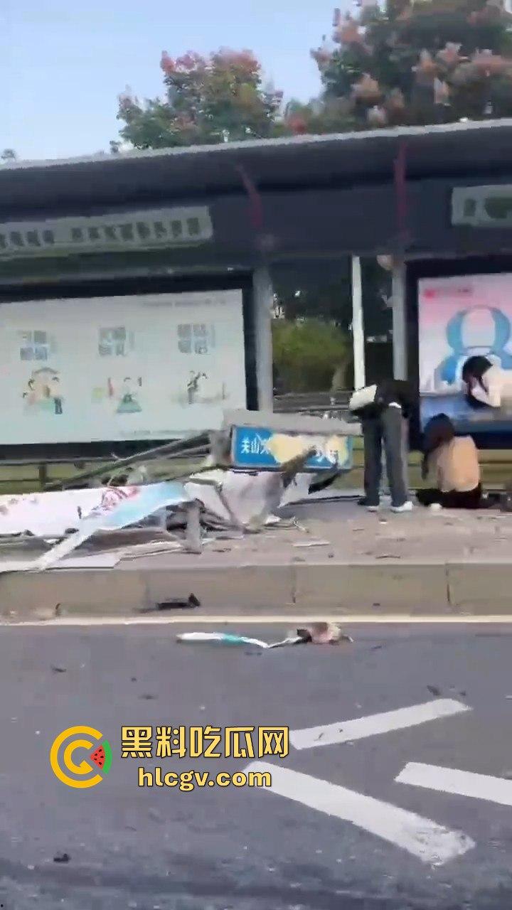 武汉问界智能驾驶撞小客车结果自己半边车头没了，安全是杠杠的，但车是真惨！  第8张